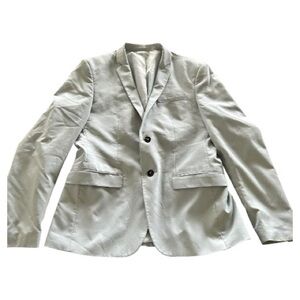Zara light blue blazer 2 button